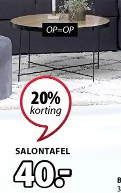 Jysk Hadbjerg Salontafel aanbieding