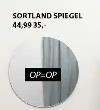 Jysk Sortland Spiegel aanbieding