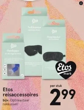 Etos Etos reisaccessoires aanbieding