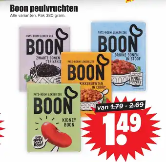 Dirk Boon peulvruchten Alle varianten. Pak 380 gram. aanbieding