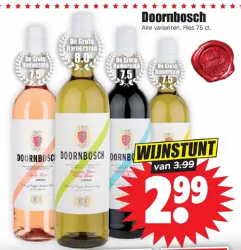 Dirk Doornbosch Alle varianten. Fles 75 cl. aanbieding