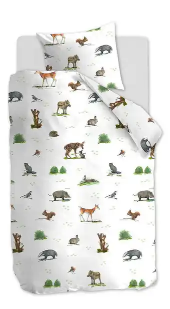 Wehkamp Beddinghouse katoenen dekbedovertrek 1 persoons (140x220 cm) aanbieding
