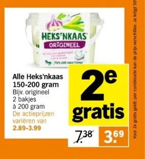 Albert Heijn Alle heks'nkaas aanbieding