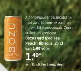 Albert Heijn Bozu aanbieding