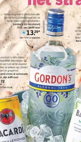 Albert Heijn Gordon's aanbieding