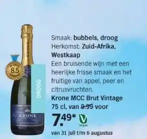 Albert Heijn Krone aanbieding