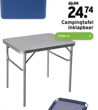 GAMMA Campingtafel inklapbaar aanbieding