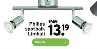 GAMMA Philips spotbalk Limbali aanbieding