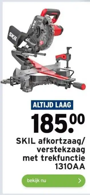 GAMMA SKIL afkortzaag/ verstekzaag met trekfunctie 1310AA aanbieding
