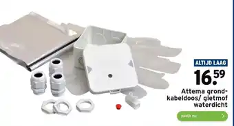 GAMMA Attema grond-kabeldoos/ gietmof waterdicht aanbieding