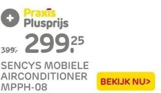 Praxis Sencys mobiele airconditioner aanbieding