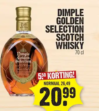 Super Dirck 3 Dimple golden selection scotch whisky aanbieding