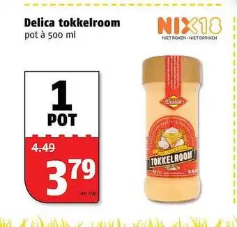 Poiesz Delica Tokkelroom 500 ml aanbieding