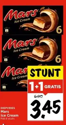 Vomar Voordeelmarkt Diepvries mars ice cream aanbieding