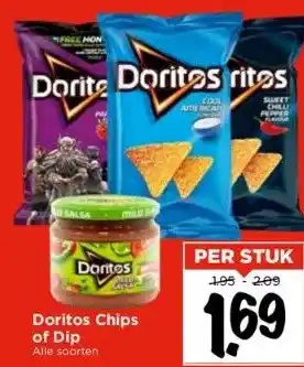 Vomar Voordeelmarkt Doritos chips of dip aanbieding