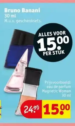 Kruidvat Bruno banani 30 ml m.u.v. geschenksets. aanbieding