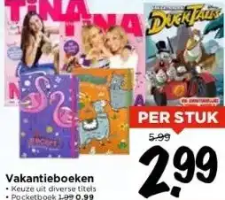 Vomar Voordeelmarkt Vakantieboeken aanbieding