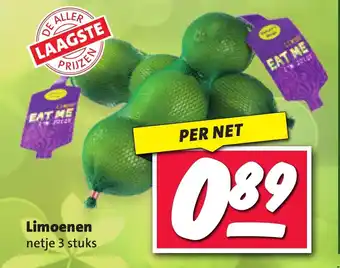 Nettorama Limoenen netje 3 stuks PER NET aanbieding