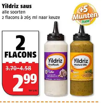 Poiesz Yildriz saus 265 ml aanbieding