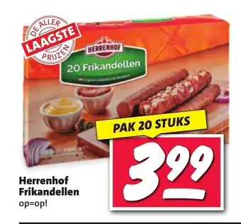 Nettorama Herrenhof Frikandellen PAK 20 STUKS aanbieding