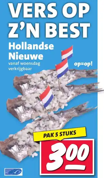 Nettorama Hollandse Nieuwe PAK 5 STUKS aanbieding