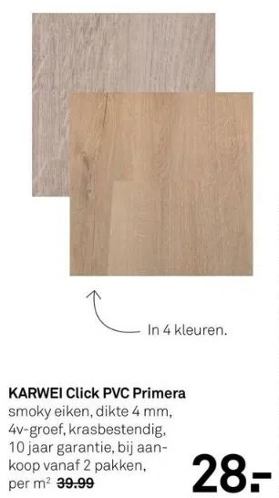 Karwei Karwei click pvc primera aanbieding