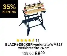 Karwei Black+decker workmate wm825 werkbreedte 74 cm aanbieding