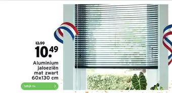 GAMMA Aluminium jaloeziën mat zwart n aanbieding