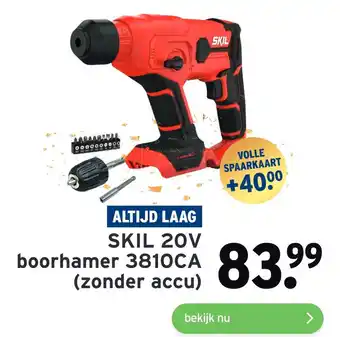 GAMMA SKIL 20V boorhamer 3810CA aanbieding