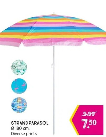 Xenos Strandparasol aanbieding