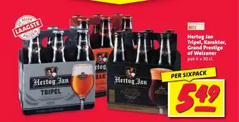 Nettorama Hertog Jan Tripel, Karakter, Grand Prestige of Weizener pak 6 x 30 cl. aanbieding