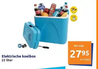 Action Elektrische koelbox 22 liter aanbieding