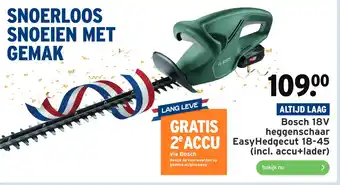 GAMMA Bosch 18V heqgenschaar aanbieding