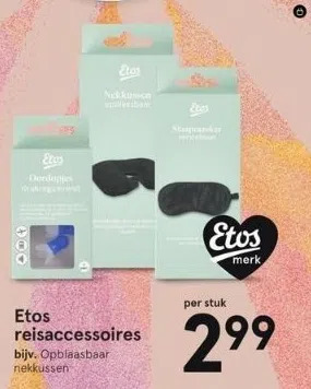 Etos Etos reisaccessoires aanbieding