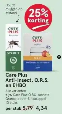 Etos Care plus anti-insect, o.r.s. en ehbo aanbieding