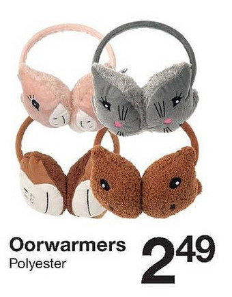 Zeeman Oorwarmers aanbieding