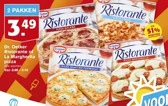 Hoogvliet Dr. Oetker Ristorante of La Margherita pizza aanbieding