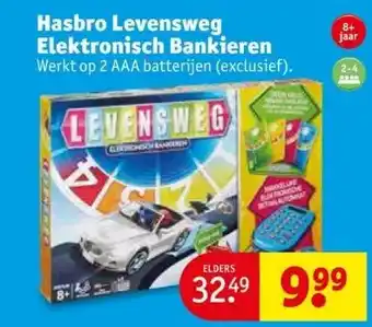 Kruidvat Hasbro levensweg elektronisch bankieren werkt op 2 aaa batterijen (exclusief). aanbieding