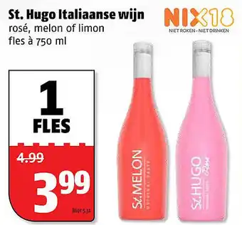 Poiesz St. Hugo Italiaanse wijn 750 ml aanbieding