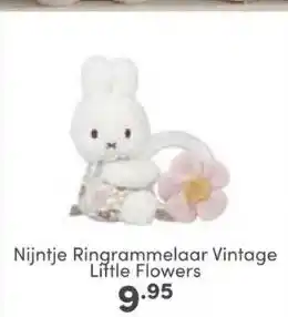 Baby & Tiener Nijntje ringrammelaar vintage aanbieding