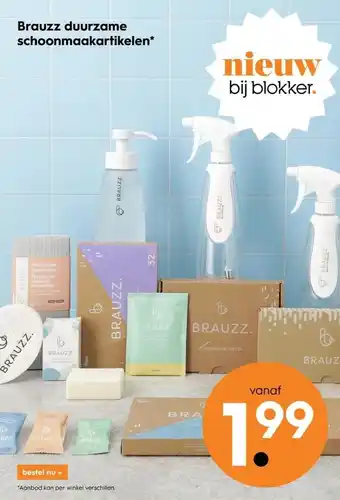 Blokker Brauzz duurzame schoonmaakartikelen* aanbieding