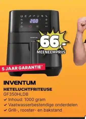 BoXXer Inventum heteluchtfriteuse aanbieding