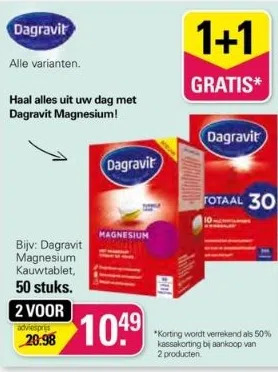 De Online Drogist Dagravit aanbieding