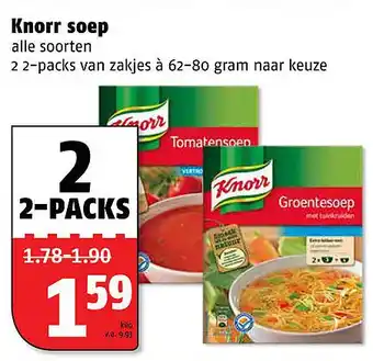 Poiesz Knorr soep 62-80 gram aanbieding