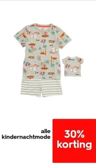HEMA Alle kindernachtmode aanbieding