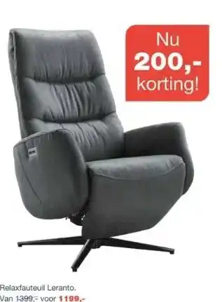 IN.HOUSE Relaxfauteuil leranto aanbieding