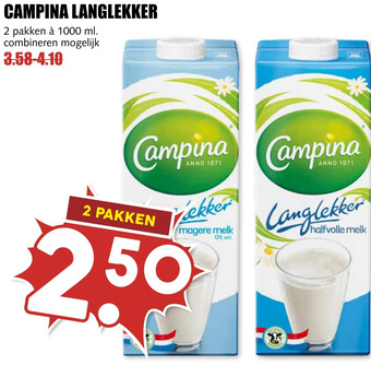 MCD Supermarkt Campina langlekker aanbieding
