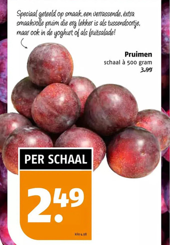 Poiesz Pruimen aanbieding