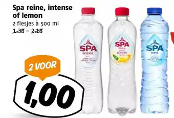 Poiesz Spa reine, intense of lemon aanbieding