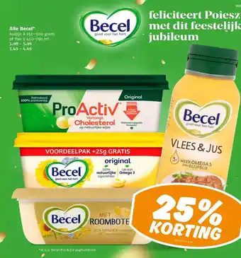 Poiesz Alle becel* aanbieding